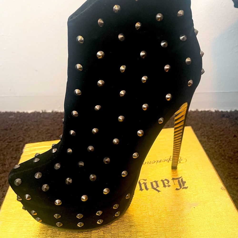 Lady Couture Studded Boots Size 40